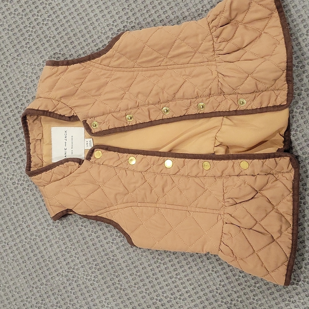 Janie and Jack Toddler Vest Size 3-4